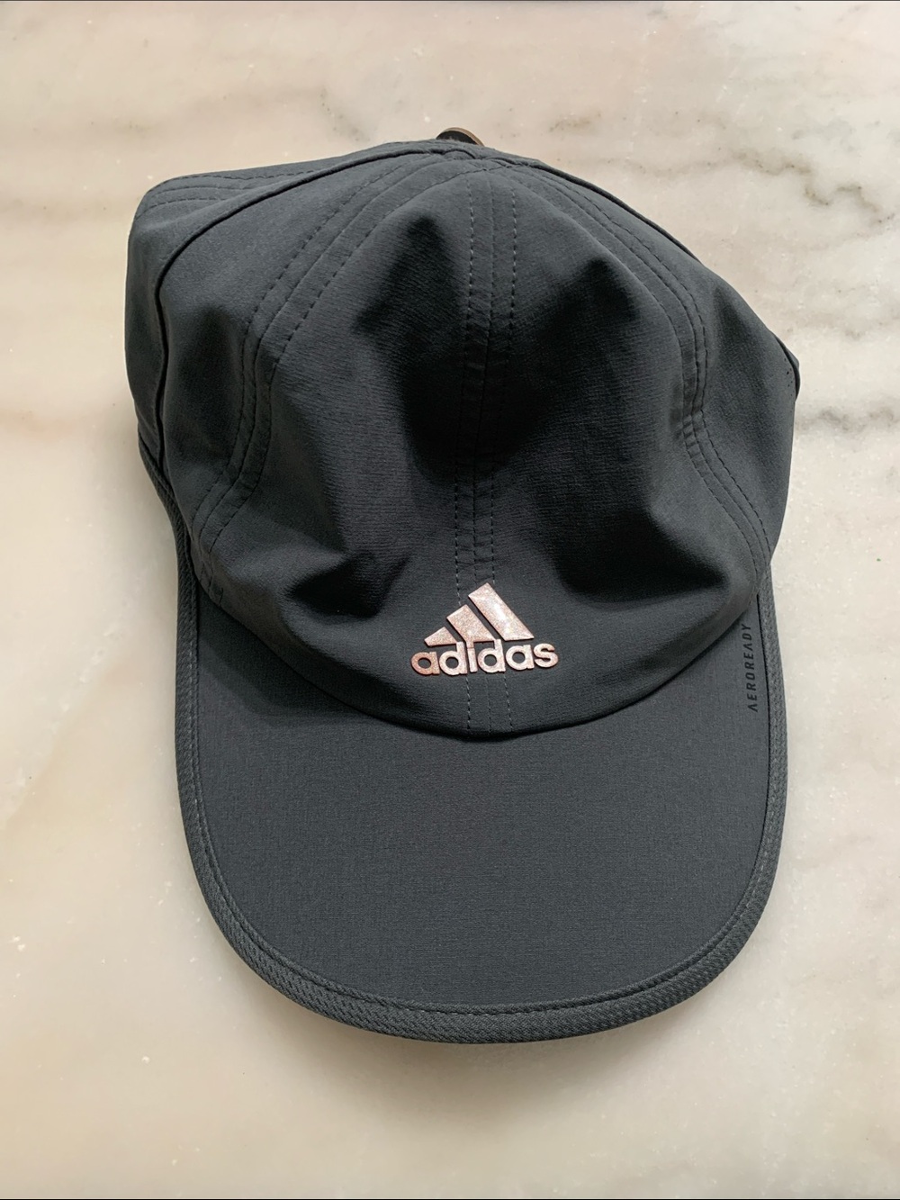 Adidas Grey and Pink Womens Hat